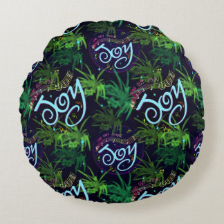Sing Out Your Joy! Round Cushion