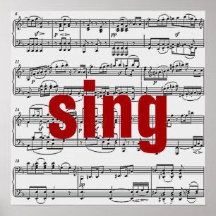 sing poster