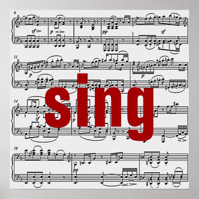 sing poster (Front)