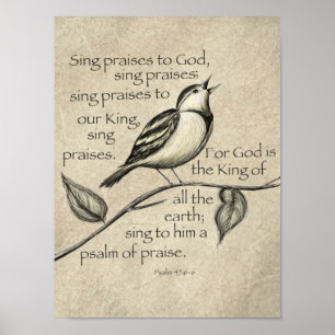 Sing praise! poster