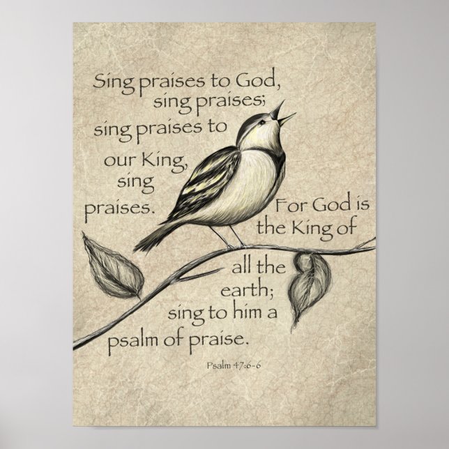 Sing praise! poster (Front)