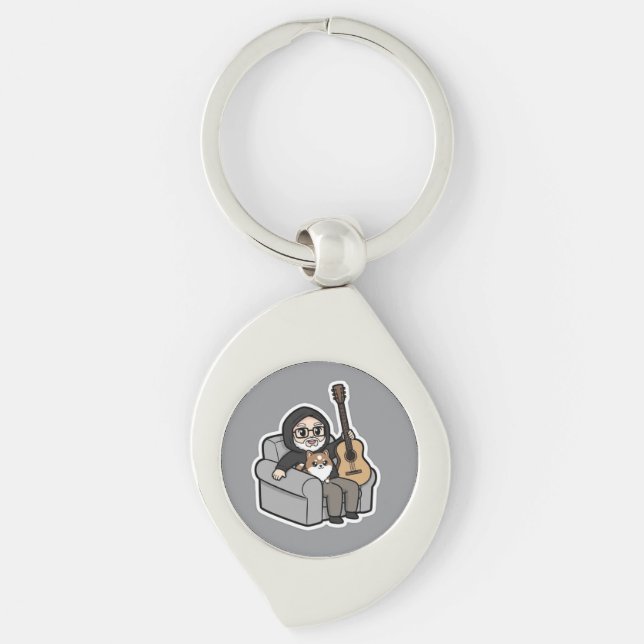 Sing, sing a song....... key ring (Front)