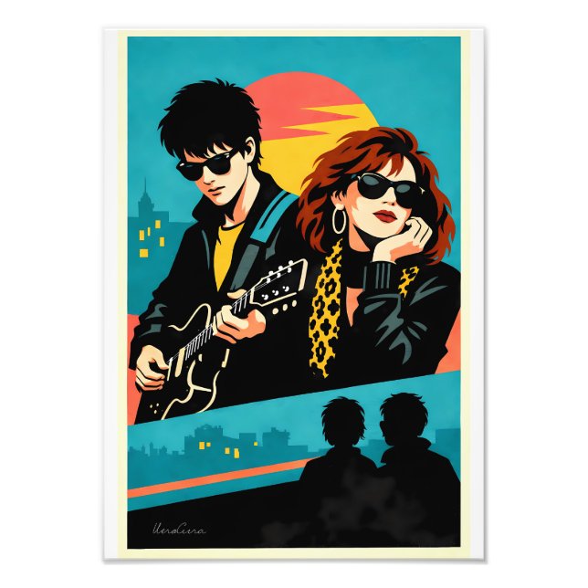 Sing Street Inspired Retro Movie Poster (Front)