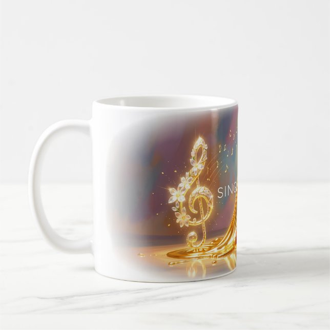 Sing Your Soul Musical Muse Mug (Left)