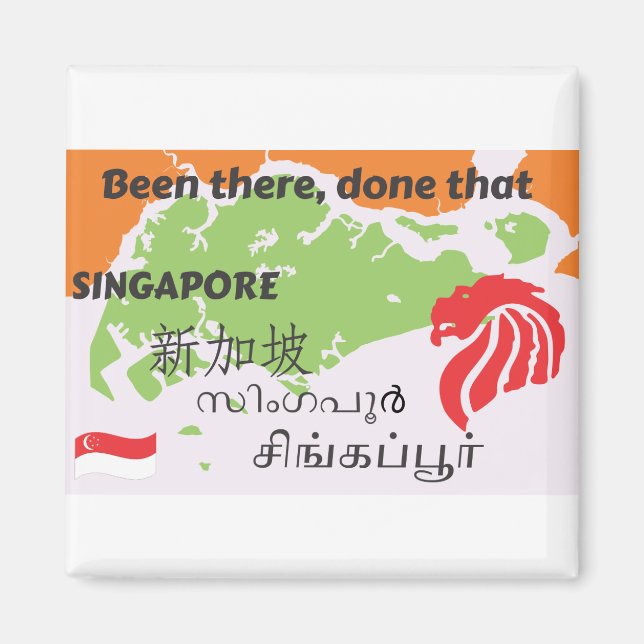 Singapore 10 magnet (Front)