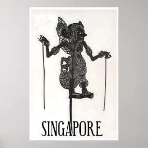 Singapore Art Asia Travel Poster Singapore