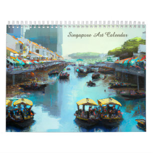 Singapore Art Watercolours Calendar
