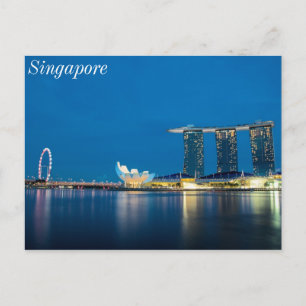 Singapore Blue by the Bay Postcard