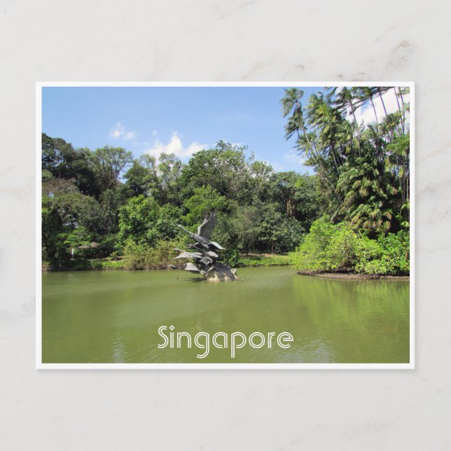 singapore botanic gardens postcard (Front)