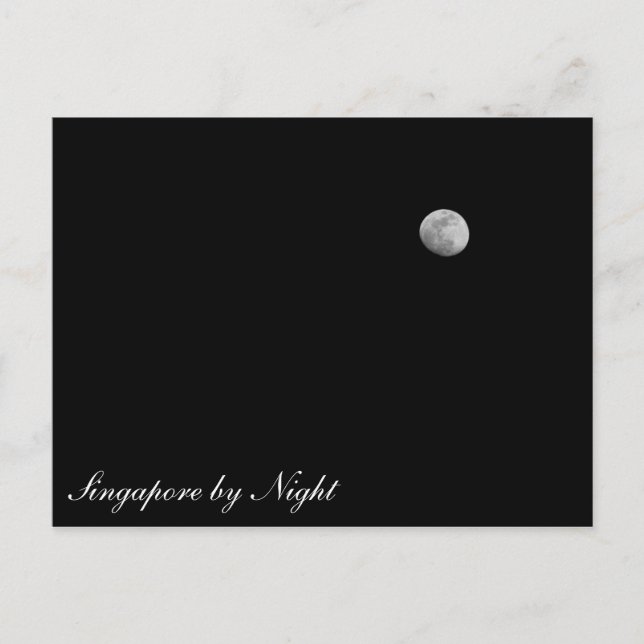 Singapore by Night Postcard (Front)
