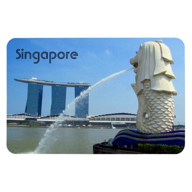 singapore casino merlion magnet (Horizontal)