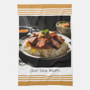 Singapore Char Siew Meats Kitchen Towel