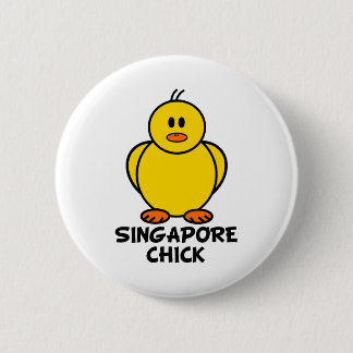 Singapore Chick 6 Cm Round Badge