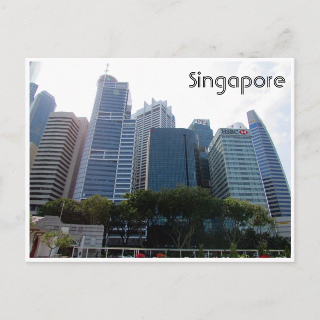 singapore city postcard (Front)
