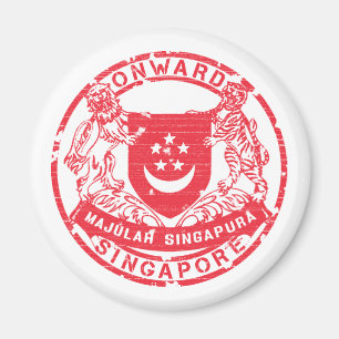 Singapore Coat of Arms Magnet