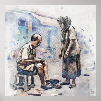 Singapore Cobbler - Large Archival Print