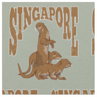 Singapore Cute Sea Otter family