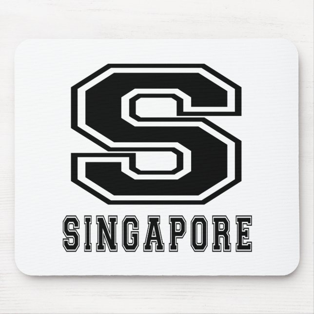 Singapore Designs Mouse Pad (Front)