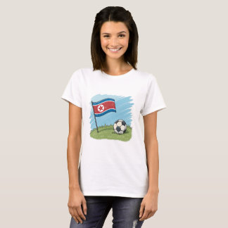Singapore flag and soccer ball T-Shirt