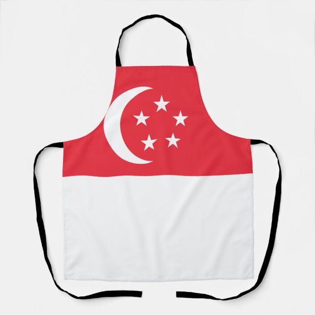 Singapore flag apron (Front)