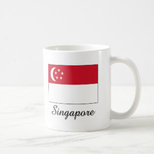 Singapore Flag Design Coffee Mug