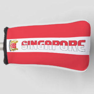 Singapore Flag Gorgeous Patriotic Golf Head Cover