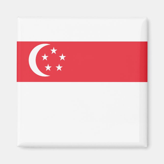 Singapore Flag Magnet (Front)
