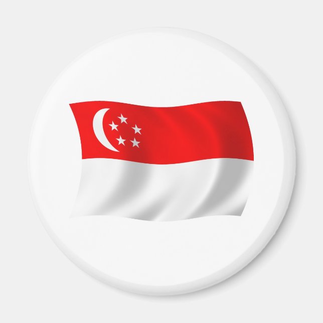 Singapore Flag Magnet (Front)