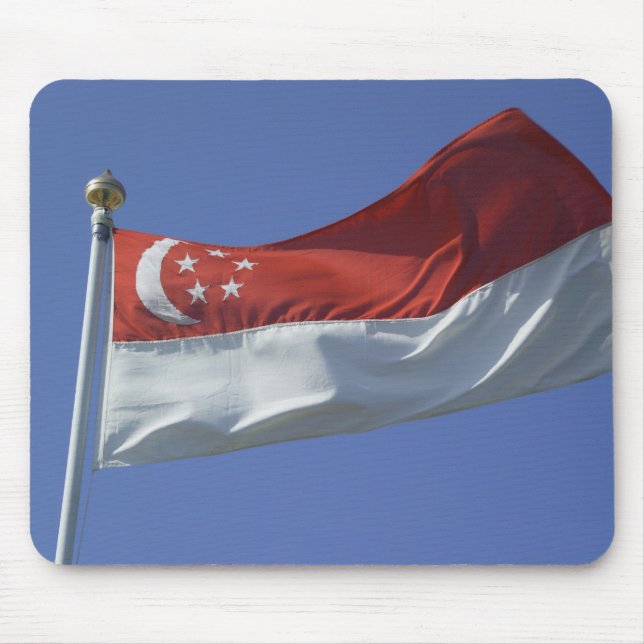 Singapore Flag Mouse Pad (Front)