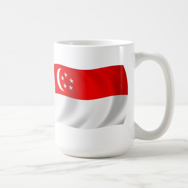 Singapore Flag Mug (Right)