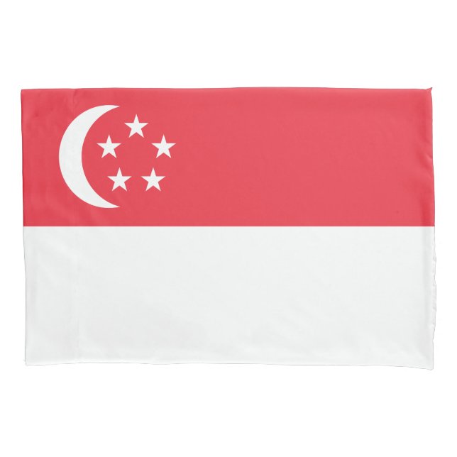 Singapore Flag Pillowcase (Front)