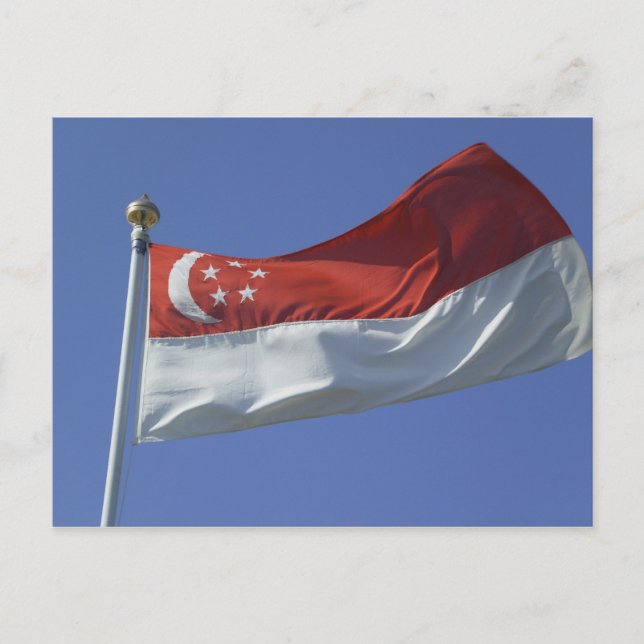 Singapore Flag Postcard (Front)