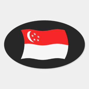 Singapore Flag Sticker