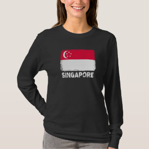 Singapore Flag Support Singaporean People Women M T-Shirt