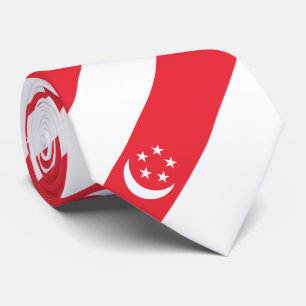 Singapore Flag Tie
