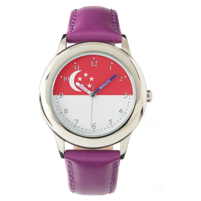 Singapore Flag Watch (Front)