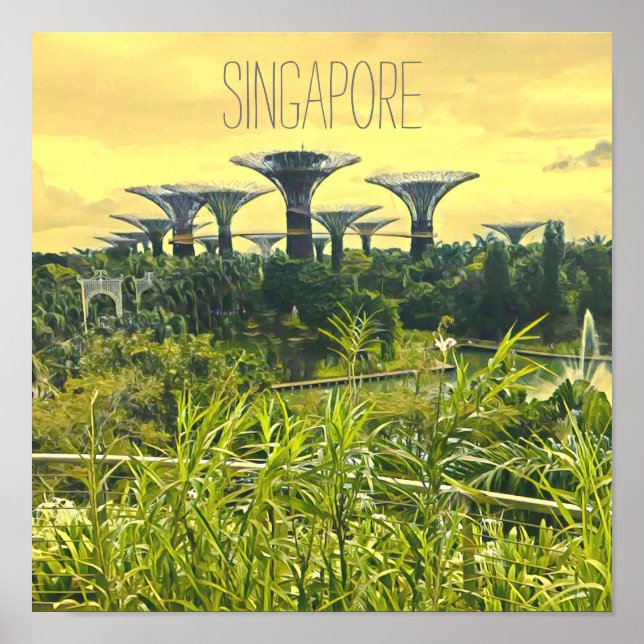 Singapore Gardens by the Bay Poster (Front)