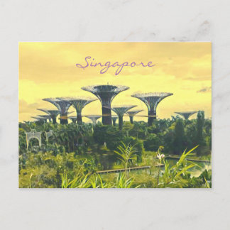 Singapore Gardens by the Bay travel print Postcard