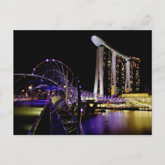 Singapore Helix Bridge Postcard