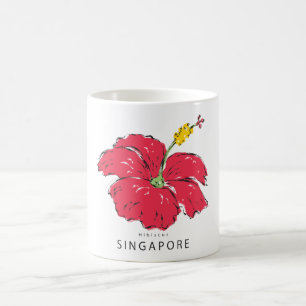 SINGAPORE HIBISCUS COLLECTION COFFEE MUG