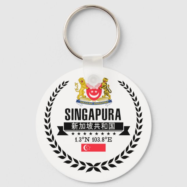 Singapore Key Ring (Front)