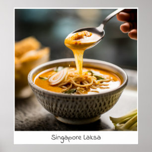 Singapore Laksa - Archival Print