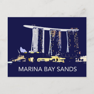 Singapore Marina Bay Sands Postcard