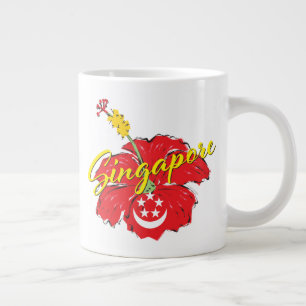 Singapore Patriots (Hibiscus) Large Coffee Mug