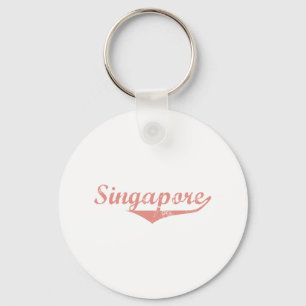Singapore Revolution Style Key Ring