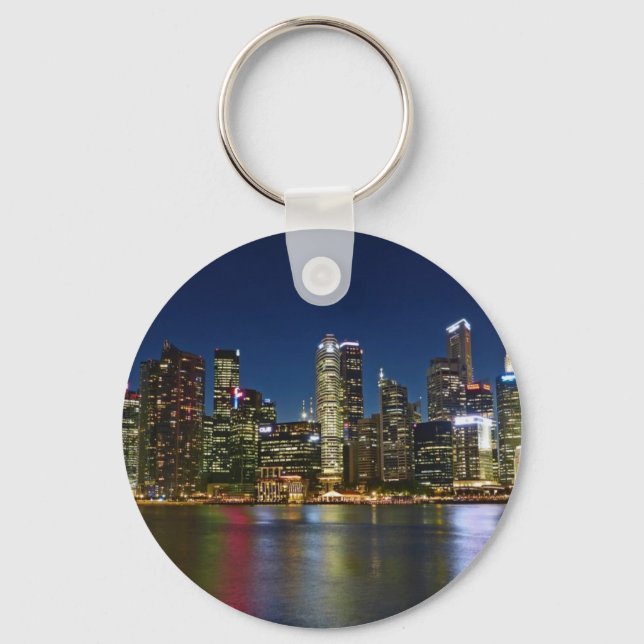 singapore-river-255 key ring (Front)