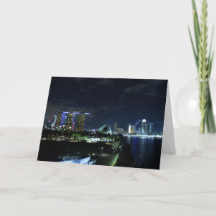 Singapore Skyline Card