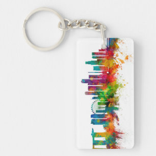 Singapore Skyline Key Ring