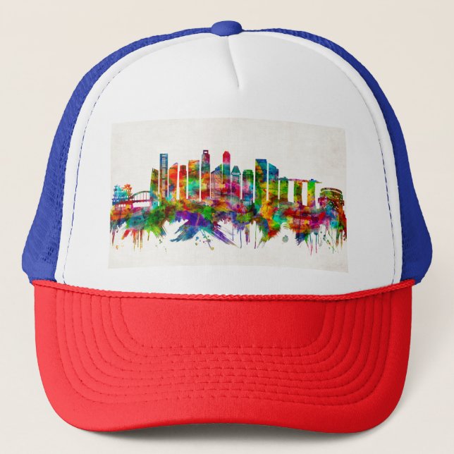 Singapore Skyline Trucker Hat (Front)