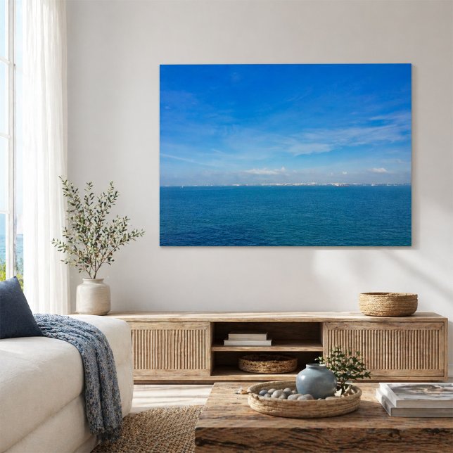Singapore Strait Ocean View with Cargo Ships Poster (Creator Uploaded)